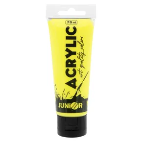 JUNIOR Acrylfarbe 75 ml - gelb/yellow